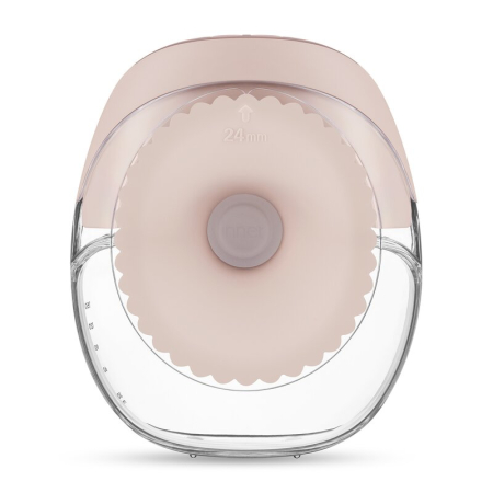 Pompa de san, Lionelo, Fidi Free Slim Duo, Portabila, cu accesorii, Hands-free, Trifazata, Panou control, Autonomie pana la 3 h, 9 functii de masaj, Silentioasa- 40 db, Capacitate 150 ml, Roz [8]