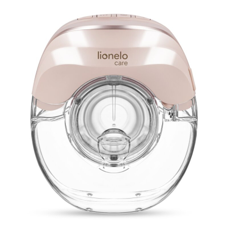 Pompa de san, Lionelo, Fidi Free Slim Duo, Portabila, cu accesorii, Hands-free, Trifazata, Panou control, Autonomie pana la 3 h, 9 functii de masaj, Silentioasa- 40 db, Capacitate 150 ml, Roz [5]