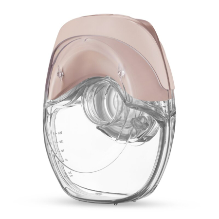 Pompa de san, Lionelo, Fidi Free Slim, Portabila, cu accesorii, Hands-free, Trifazata, Panou control, Autonomie pana la 3 h, 9 functii de masaj, Silentioasa- 40 db, Capacitate 150 ml, Roz [5]