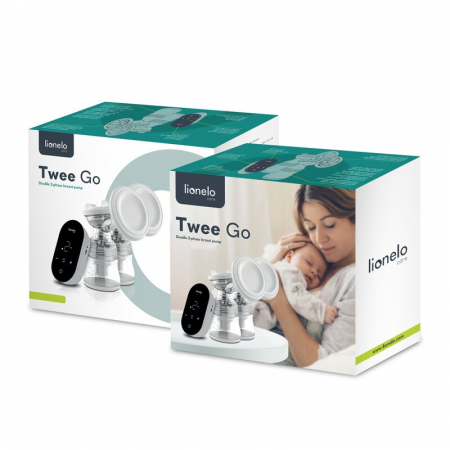 Pompa dubla de san Lionelo Electrica cu 9 nivele de aspiratie 5 moduri de masaj Alb/Gri [40]