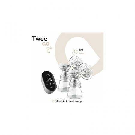 Pompa dubla de san Lionelo Electrica cu 9 nivele de aspiratie 5 moduri de masaj Alb/Gri [29]