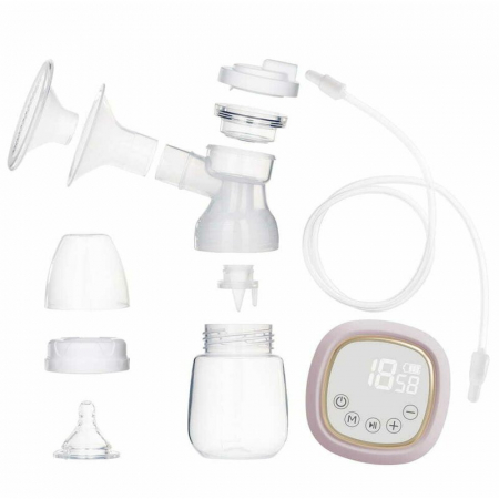 Pompa san electrica Bocioland Emma aspirare si functie masaj Pink [1]