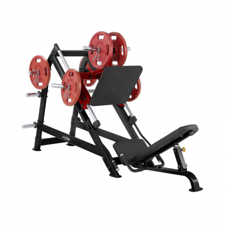 Aparate Fitness Multifunctionale - Presa picioare Steelflex PlateLoad Line PLDP - Negru-Rosu