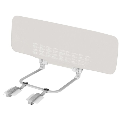 Protectie laterala pat, Lionelo, Lora, Pliabila, Sistem de blocare StandSafe, Geanta de transport inclusa, 105 x 45 cm, Bej [12]