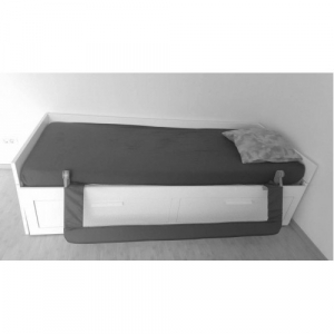 Protectie pat rabatabila pentru somiera adancita 150 cm alb - Olmitos [3]