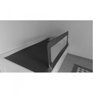 Protectie pat rabatabila pentru somiera adancita 150 cm alb - Olmitos [1]