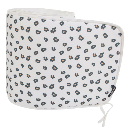 Protectie patut Childhome 35x340 cm Jerse, Leopard [2]