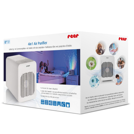 Purificator aer cu proiectie de stele, lumina de veghe si muzica, filtru HEPA, temporizator, Reer 94040 [2]