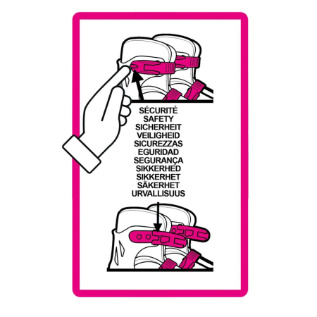 Role, Stamp, De la incepator la avansat, cu 3 roti, Ajustabile, Inchidere prin velcro, cu frana, Marime 27-30, Barbie [5]