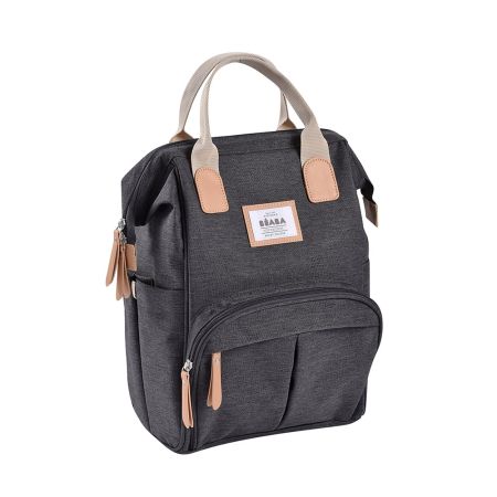 Carucioare copii - Rucsac de infasat Beaba Wellington Dark Heather Grey