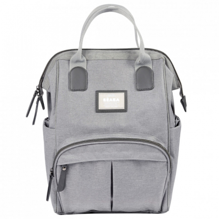 Carucioare copii - Rucsac de infasat Beaba Wellington Heather Grey
