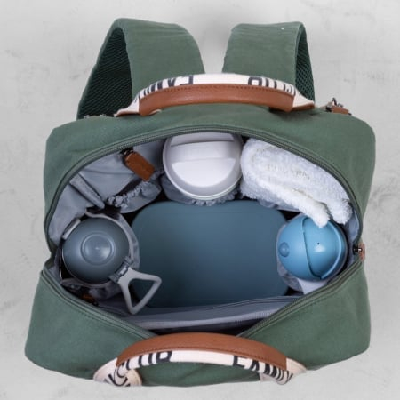 Rucsac de infasat Childhome Family Club Signature Verde [4]