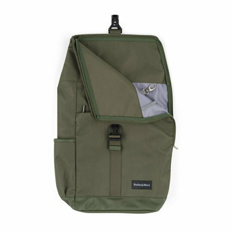 Rucsac pentru mamici, Petite&Mars, Jackob, Compartimentare multipla, Buzunare termoizolante si impermeabile si pentru laptop, Sistem prindere carucior, Include salteluta de infasat, 30 x 46 x 15 cm, V [5]
