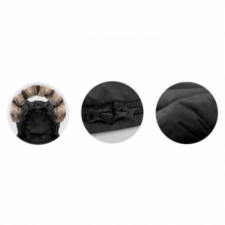 Sac de dormit 95 x 48 cm Ricokids Elmi 720008 - Negru [4]