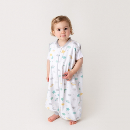 Sac de dormit cu picioruse Moon & Stars 90 cm 0.5 Tog - Slumbersac [1]