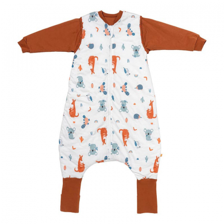 Sac de dormit copii - Sac de dormit cu picioruse si maneca lunga detasabila Kangaroo 100 cm + manseta 2.5 Tog - Slumbersac