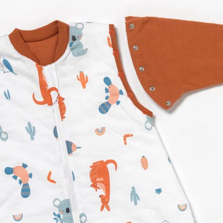 Sac de dormit cu picioruse si maneca lunga detasabila Kangaroo 70 cm + manseta 2.5 Tog - Slumbersac [4]