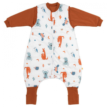 Sac de dormit copii - Sac de dormit cu picioruse si maneca lunga detasabila Kangaroo 70 cm + manseta 3.5 Tog - Slumbersac