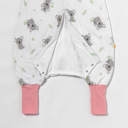 Sac de dormit cu picioruse si maneca lunga detasabila Koala 80 cm + manseta 2.5 Tog - Slumbersac [1]