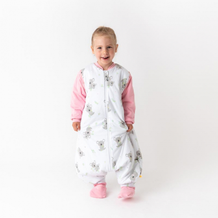 Sac de dormit cu picioruse si maneca lunga detasabila Koala bear 110 cm + manseta 2.5 Tog - Slumbersac [2]