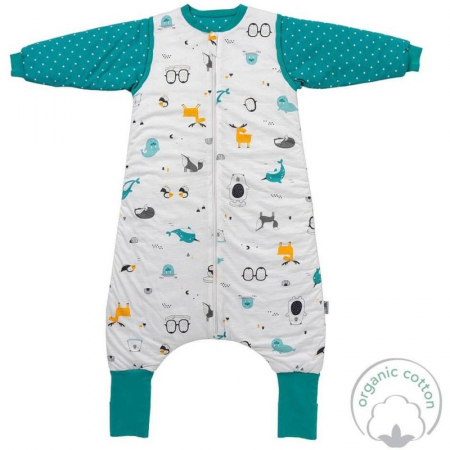 Sac de dormit 110 cm - Sac de dormit cu picioruse si maneca lunga detasabila Polar Pals 110 cm + manseta 2.5 Tog - Slumbersac