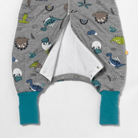 Sac de dormit cu picioruse si talpa antiderapanta Dinosaur 60 cm + manseta 1.0 Tog - Slumbersac [2]