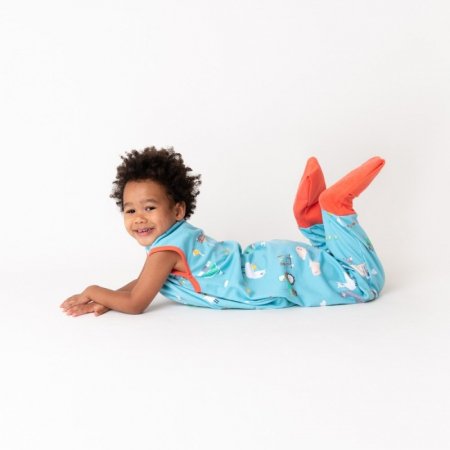 Sac de dormit cu picioruse si talpa antiderapanta Farmyard 120 cm 1.0 Tog - Slumbersac [1]