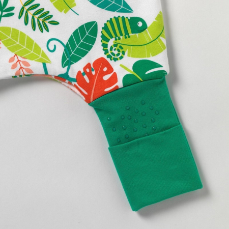 Sac de dormit cu picioruse si talpa antiderapanta Tropical 100 cm + manseta 1.0 Tog - Slumbersac [1]