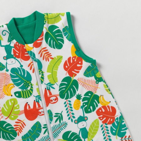 Sac de dormit cu picioruse si talpa antiderapanta Tropical 110 cm + manseta 1.0 Tog - Slumbersac [3]