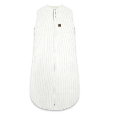 Sac de dormit copii - Sac de dormit, MimiNu, Premium, din bumbac interlock, cu fermoar, 3 - 12 luni, 2.5 Tog, Soft Ecru