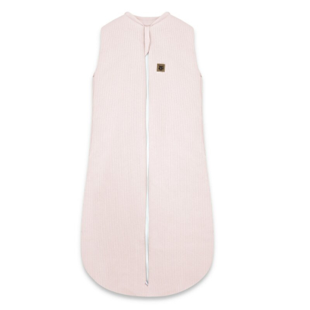 Sac de dormit copii - Sac de dormit, MimiNu, Premium, din bumbac interlock, cu fermoar, 3 - 12 luni, 2.5 Tog, Soft Powder Pink