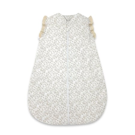 Sac de dormit copii - Sac de dormit, MimiNu, Premium, pentru bebelusi, De iarna, din bumbac, cu dantela si volan, 70 cm, 2.5 Tog, Meadow