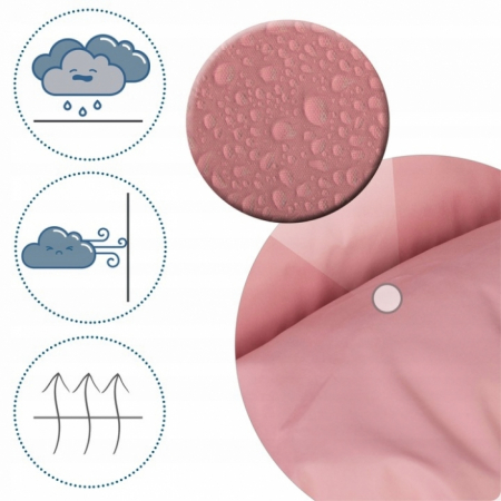 Sac de dormit Ricokids 95 x 48 cm Ricokids Elmi 720005 - Roz [2]