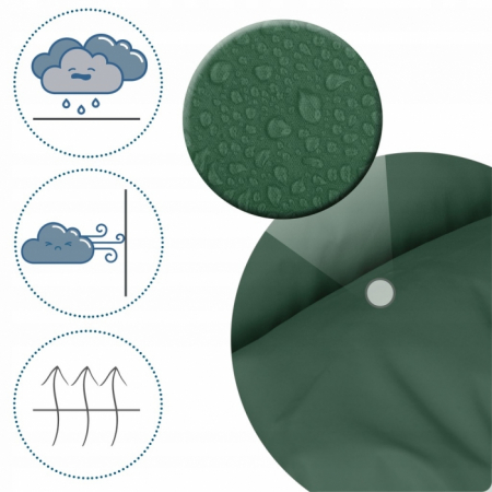 Sac de dormit Ricokids 95 x 48 cm Ricokids Elmi 720009 - Khaki [2]