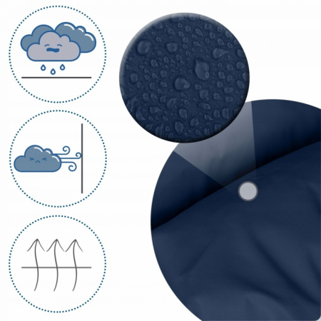 Sac de dormit Ricokids 95 x 48 cm Ricokids Elmi 720010 - Bleumarin [2]