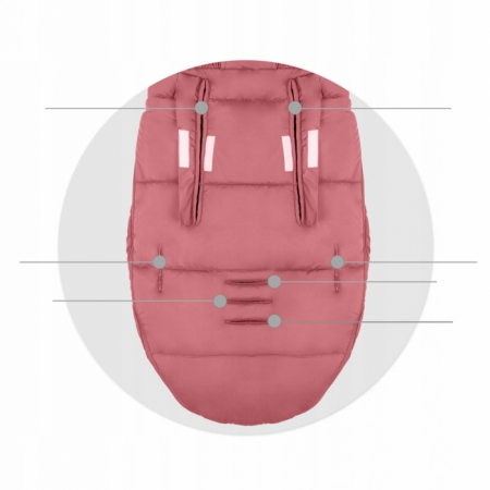 Sac de dormit Ricokids 95 x 48 cm Ricokids Elmi 720011 - Roz inchis [5]