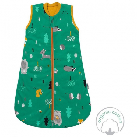 Sac de dormit copii - Sac de dormit Woodland Animals 90 cm 1.0 Tog - Slumbersac