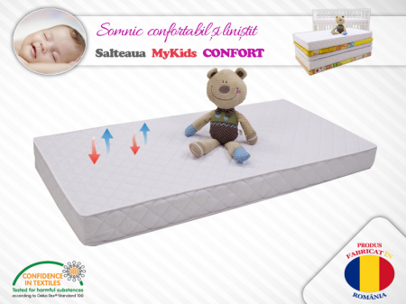 Saltele de la 120 x 60 cm - Saltea copii MyKids Cocos Confort II 130X60x12 (cm)