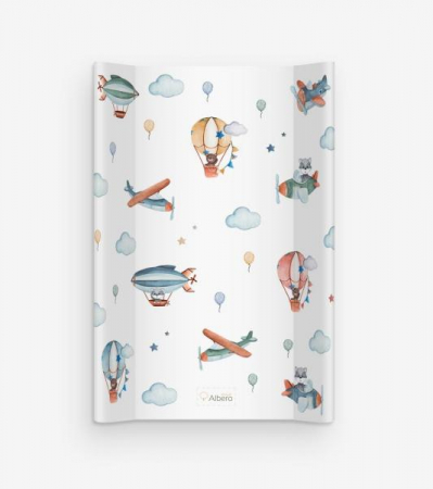 Saltele de infasat - Saltea de infasat bebe cu intaritura 70x47,5 Klups Sky World C004