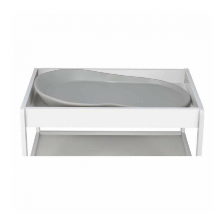 Saltea de infasat FreeON Prestige Moale Utilizabila si fara husa Design ergonomic Spuma PU 70x44.5x11 cm Fara BPA 0 luni+ Grey [4]