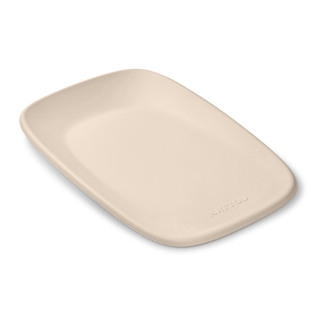 Saltea de infasat, Nattou, Softy, Moale, Utilizabil si fara husa, Design ergonomic, Spuma PU, 70x50x10 cm, Fara BPA, 0 luni+, Beige [12]