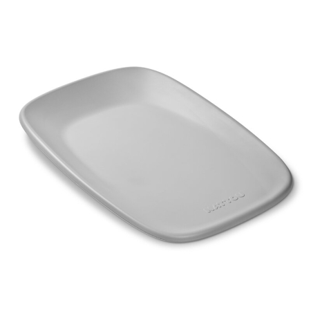 Saltea de infasat, Nattou, Softy, Moale, Utilizabil si fara husa, Design ergonomic, Spuma PU, 70x50x10 cm, Fara BPA, 0 luni+, Gri [1]