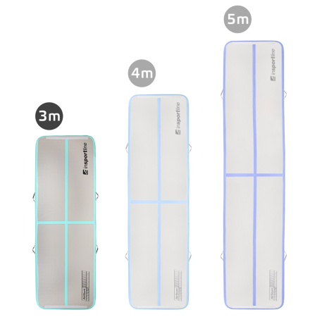 Saltea gonflabila gimnastica inSPORTline Airstunt 300 x 100 x 10 cm, Alb [5]