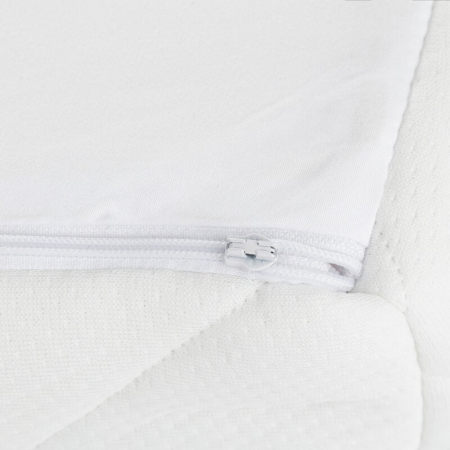 Saltea pentru patut, Petite&Mars, Coco Dream, Cocos-Spuma, cu husa detasabila, 120x60x8 cm, Alb [10]