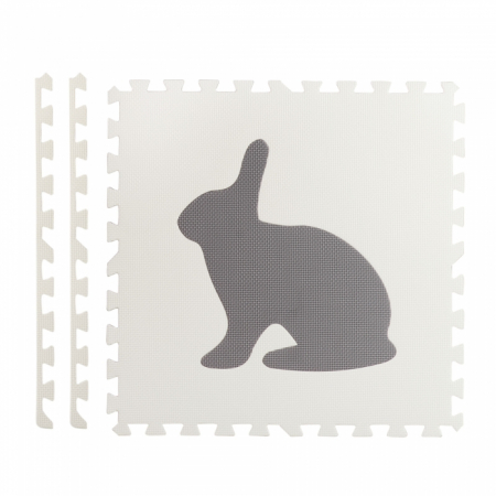 Salteluta de joaca 180 x 120 cm cu animalute 6 bucati Ricokids 7491 - Gri [3]