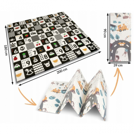 Salteluta de joaca 180 x 200 x 1 cm Nukido NK-340 [6]