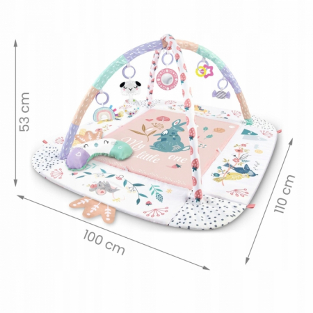 Salteluta de joaca educativa 3 in 1 Nukido 730000 - Roz [5]