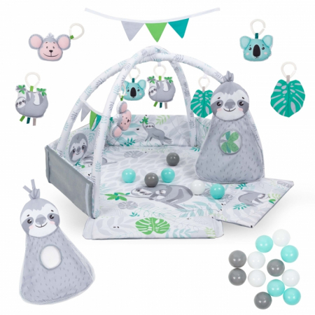 Covorase de joaca - Salteluta de joaca interactiva Kidwell YOGA - Gray