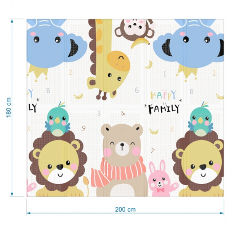 Salteluta de joaca pentru copii 180 x 200 cm Kidwell INDA - Animals [6]