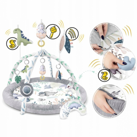 Salteluta de joaca pentru copii Nukido Dino 730200 - Gri [1]